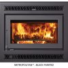 Fireplace X | 42 Apex Metropolitan Black Painted