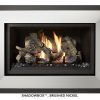 Fireplace X | 564 TRV Shadowbox Brushed Nickel