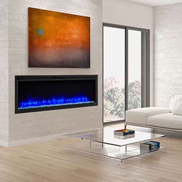 Allusion Platinum Wall-mounted Fireplace